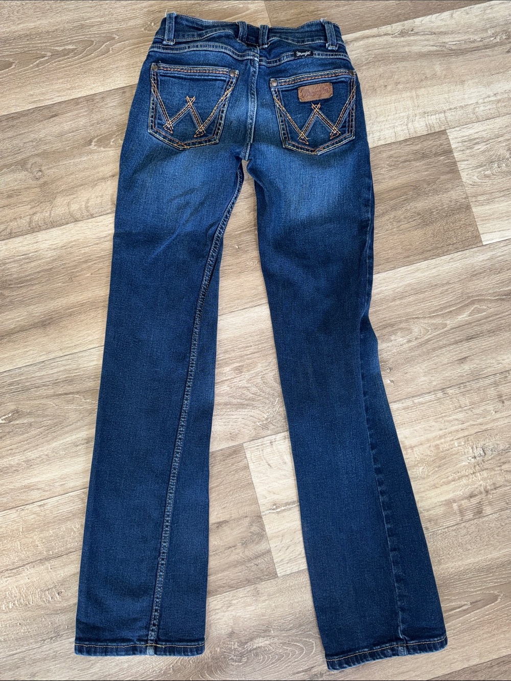 Wrangler Dark Blue Flare Jeans for Women - Picture 4 of 4
